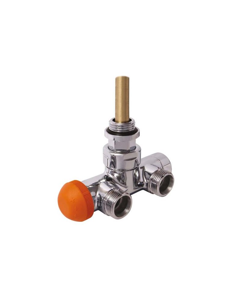 Herz Vanne 4 voies 50 mm – Vanne d’angle pour radiateur bitube