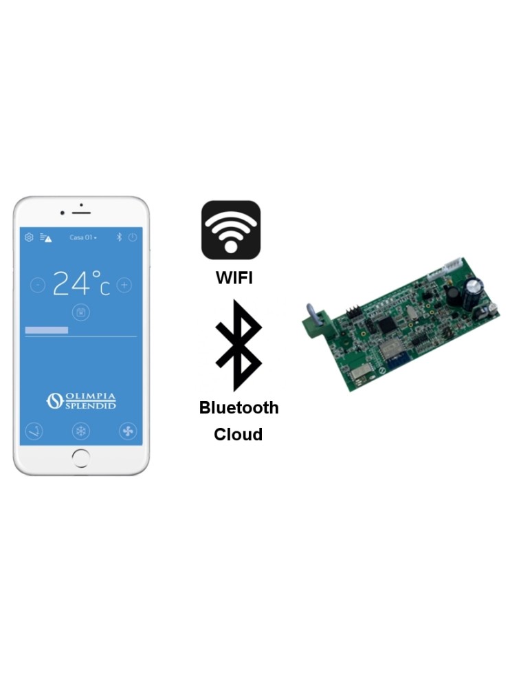 Kit climatisation Wi-Fi - B1015 OLIMPIA SPLENDID