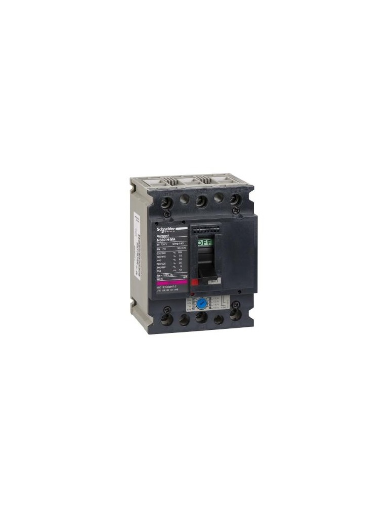 Disjoncteur NS80H MA 80 A 3P 3d