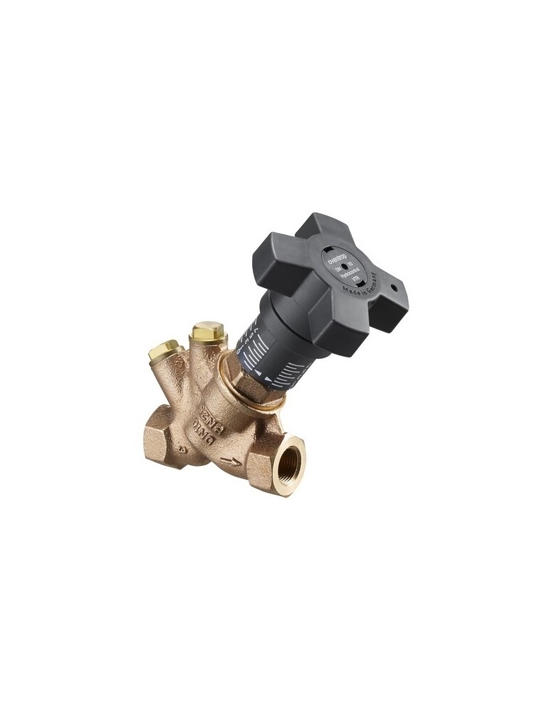 Vanne d’équilibrage en bronze 1 1/4" - Oventrop Hydrocontrol VTR PN25 DN32